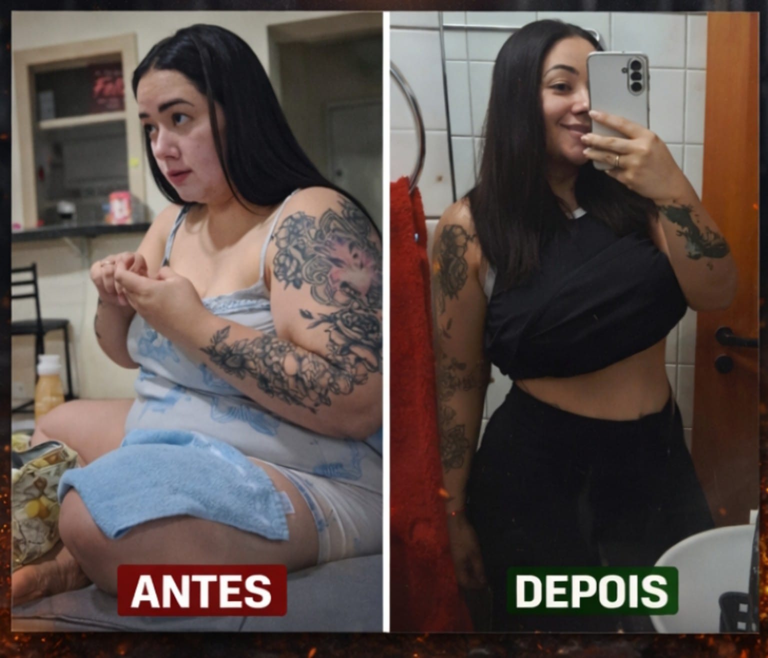 Transformação - resultado impressionante
